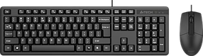 Комплект (клавіатура + миша) A4Tech KK-3330S Black