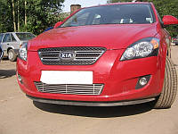 Вії на фари вузькі для Kia Ceed 1 hb 2007-2012 Накладки на фари КІА Черато Церато 1 хетчбек