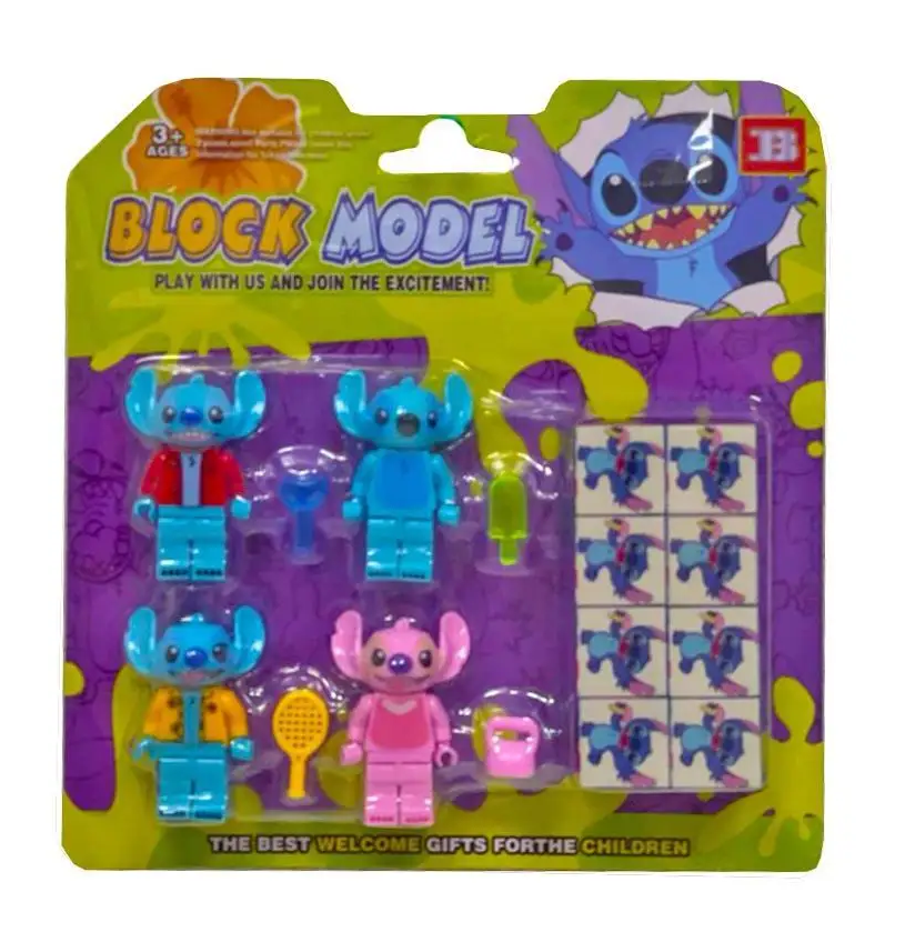 Набір фігурок Стіч із магнітними блоками 23204