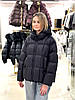 Пуховик жіночий Chanevia 25577 BLACK, фото 2