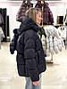Пуховик жіночий Chanevia 25577 BLACK, фото 5