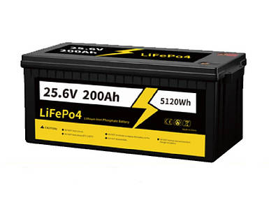 Акумулятор LiFePO4 IN-THERM 5120 W 24200 25,6 В 200 Ah(Китай). Гарантія 1 рік.