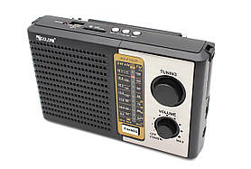 Радіоприймач Golon RX-F10UR USB+AUX від мережі та акумулятора Black (7_02878)