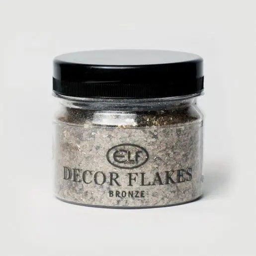 Декоративна домішка Elf Decor Flakes Bronze 50г
