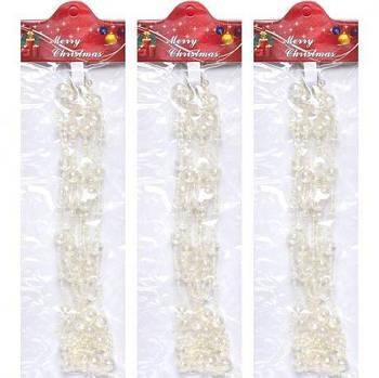 Декоративні намисто на ялинку "Крижинка" XYA099(116400) G-Rich