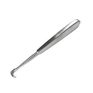 Гачок 2 зубці по Klapp тупий для сухожилля. Довжина 17,5 см, р.ч. 12х6 мм SURGIWELOMED