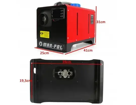 Автономний дизельний обігрівач Mar-Pol M80950, 8 кВт, 230В/12В, Польща, фото 4