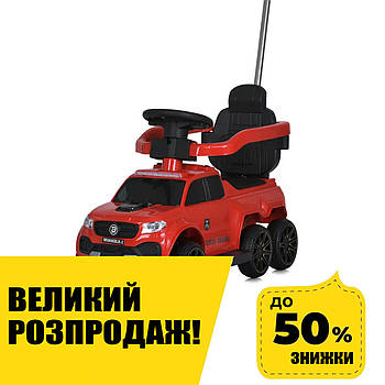 Електромобіль каталка-толокар з батьківською ручкою (мотор 25W, 6V4,5AH, пульт 2,4G) Bambi M 5900EBLR-3