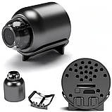 Міні IP камера відеоспостереження HD широкоформатна P7-X5 з Wi Fi портативна з підставкою для дому та офісу, фото 3