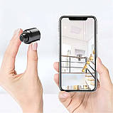 Міні IP камера відеоспостереження HD широкоформатна P7-X5 з Wi Fi портативна з підставкою для дому та офісу, фото 10