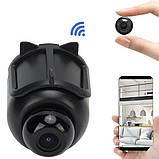 Міні IP камера відеоспостереження HD широкоформатна P7-X5 з Wi Fi портативна з підставкою для дому та офісу, фото 9