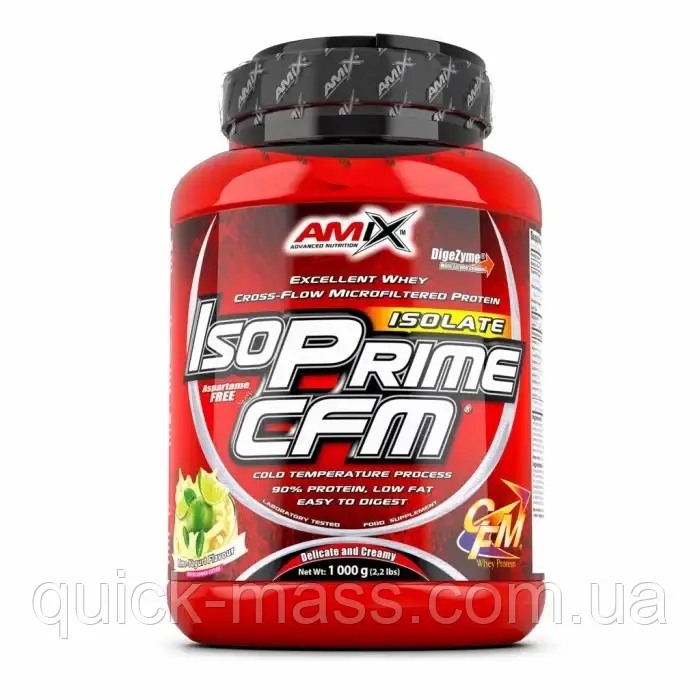 Протеїн ізолят без цукру Amix IsoPrime CFM 1000g, фото 1