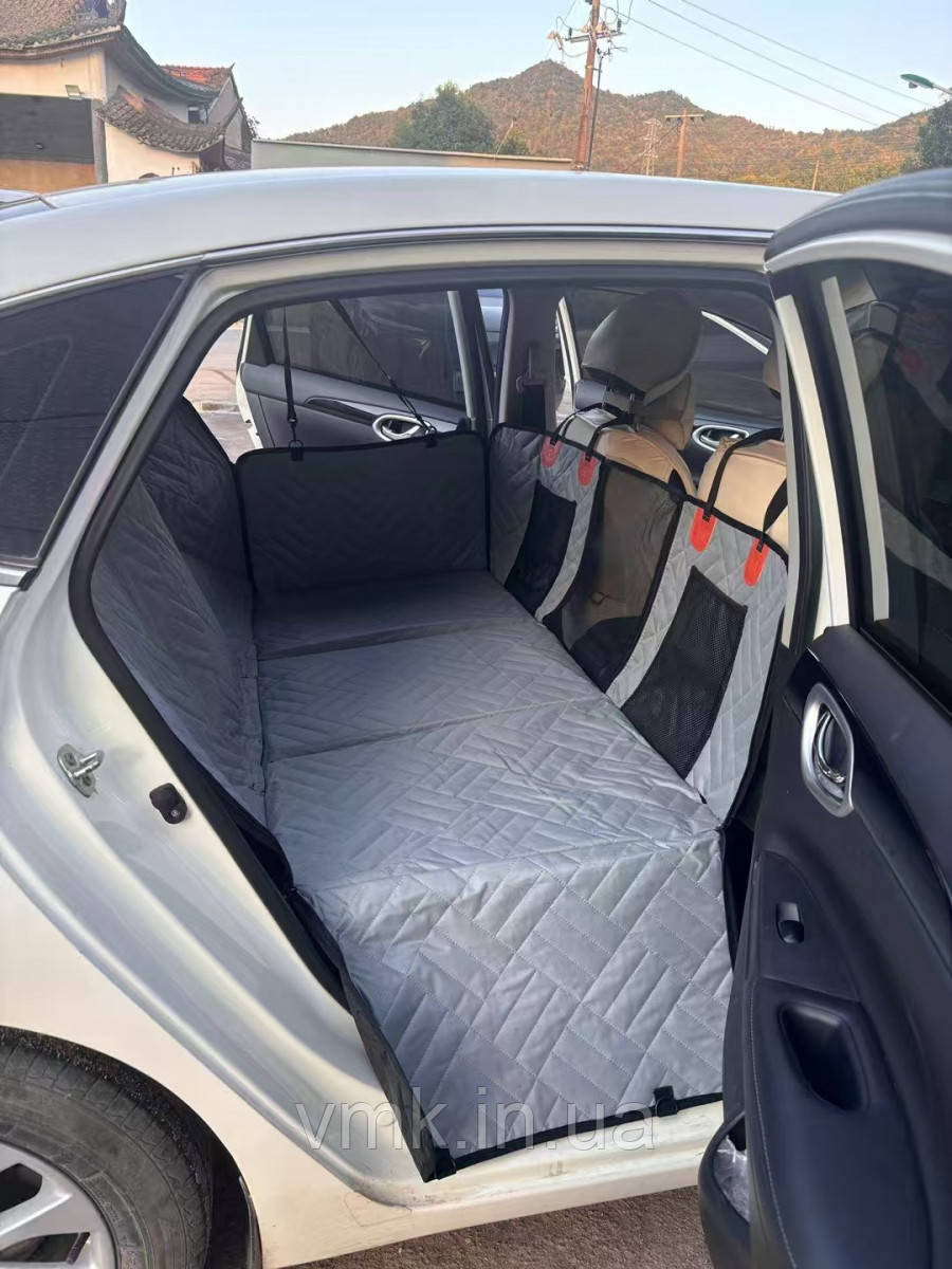 Чохол-гамак із твердим дном для перевезення тварин в автомобілі, фото 1