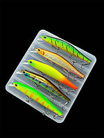 Набор воблеров на щуку Orbit 110SP (набор 5шт+коробка)