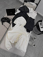 Теплий костюм кофта на блискавці з капюшоном і штани двосторонній фліс 42-44 46-48