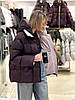 Пуховик жіночий Chanevia 25577 SEAL BROWN, фото 7