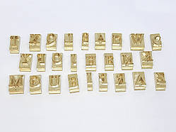 Набір Великих букв 26шт (A-Z) для наборного кліше