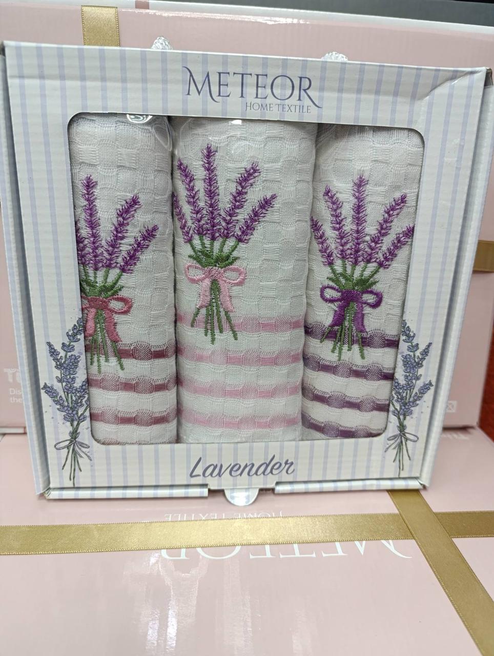 Набір кухонних вафельних рушників Nilteks 40 на 60 см 3 штуки Туреччина, фото 1