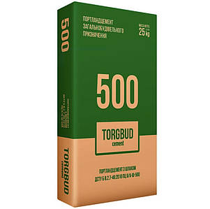 Цемент М-500 ПЦ ІІ/А-Ш-500 (25 кг)
