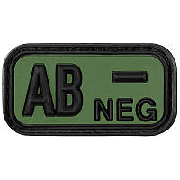 Патч група крові  "AB- NEG" 3D гума, MFH, Німеччина, оригінал