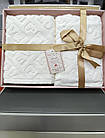 Набір махрових рушників Meteor банне та лицьове в подарунковій упаковці Туреччина, фото 4
