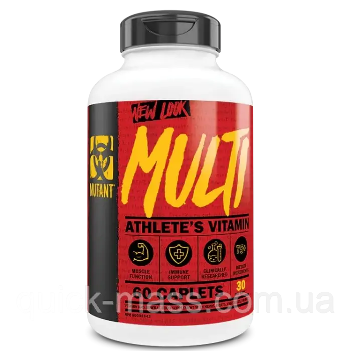Комплексні вітаміни MUTANT Multi Vitamin — 60 таб, фото 1