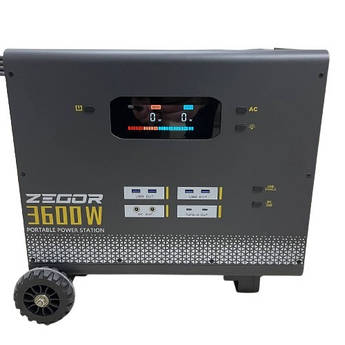 Портативна зарядна станція  ZEGOR BYD YC3600 / 3600 Вт / 76800 мА·год