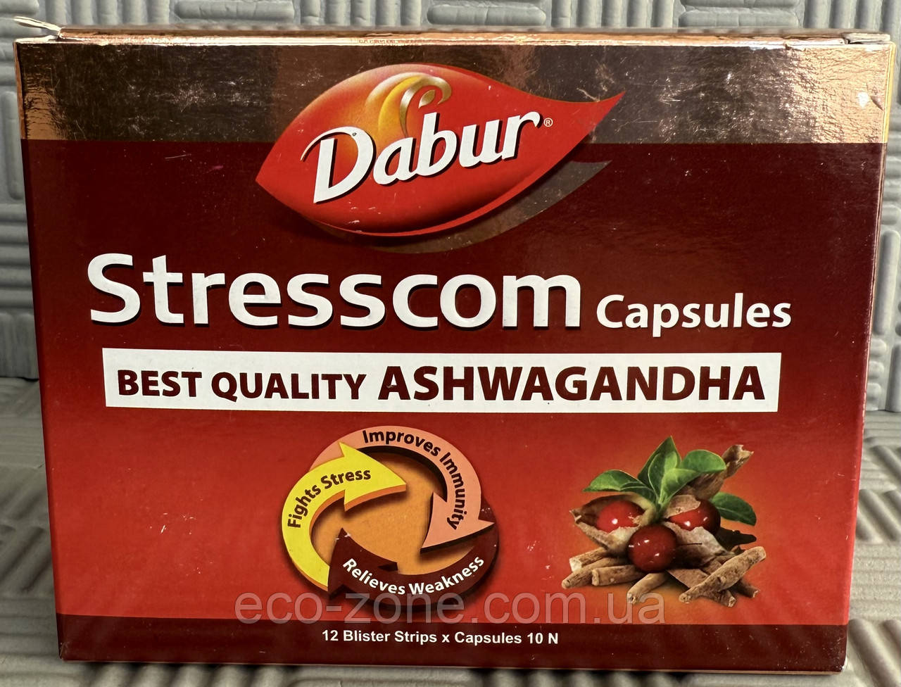 Stresscom Dabur (Стресском Дабур) 120 кап антистрес, заспокійливий, для нервової системи. Термін до 10/2026, фото 1