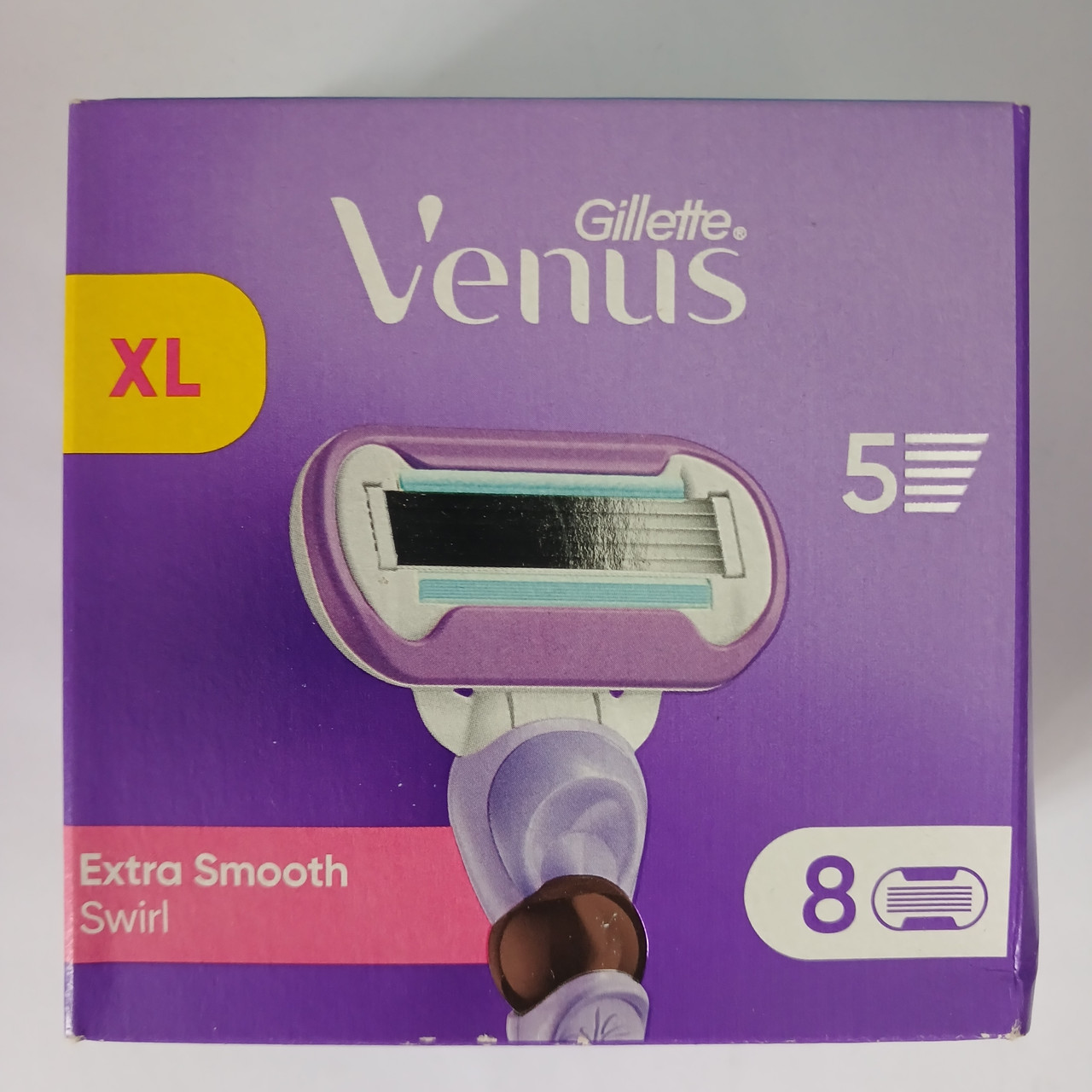 Касети для жінок Gillette VENUS 5 Картрiдж Swirl Deluxe Extra Smooth (Венус 5 Свірл 8)