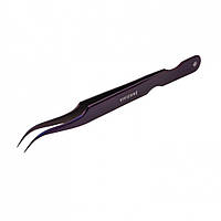 Пінцет вигнутий "Vivienne", фіолетовий