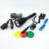 Ручний ліхтар з високою яскравістю, Ліхтар для дому з вбудованим акумулятором Невеликий ручний PQ-40, фото 7