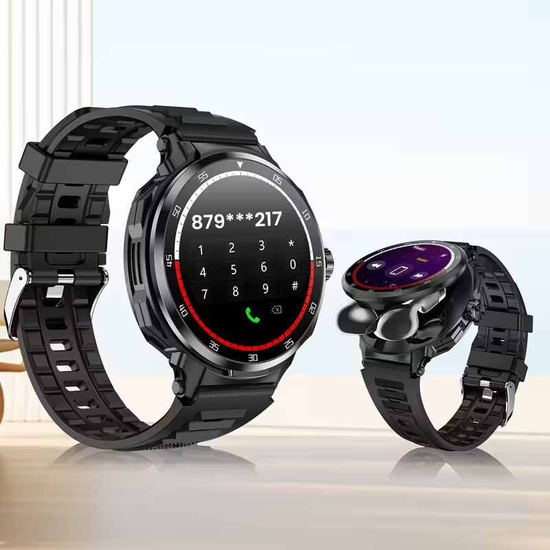 Смарт годинник  D11 + навушники 2 в 1  Розумний годинник Фітнес браслет Фітнес трекер