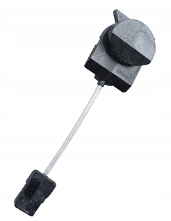 Тяга трос дверної ручки замка Volkswagen 7H0837732 / 1C0837069A