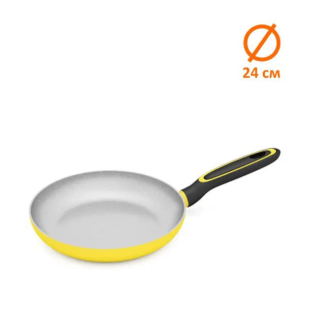 Сковорода для варіння Magio MG-1177 24 см, Сталева повітряна сковорода для смаження без масла OU-39, фото 1