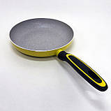 Сковорода для варіння Magio MG-1177 24 см, Сталева повітряна сковорода для смаження без масла OU-39, фото 3