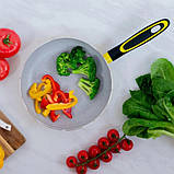 Сковорода для варіння Magio MG-1177 24 см, Сталева повітряна сковорода для смаження без масла OU-39, фото 9