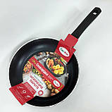 Сковороди без масла Con Brio СВ-2422 24 см, Сковорода для запікання в духовці, Сковорода надовго JU-16, фото 3