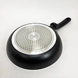 Сковороди без масла Con Brio СВ-2422 24 см, Сковорода для запікання в духовці, Сковорода надовго JU-16, фото 4