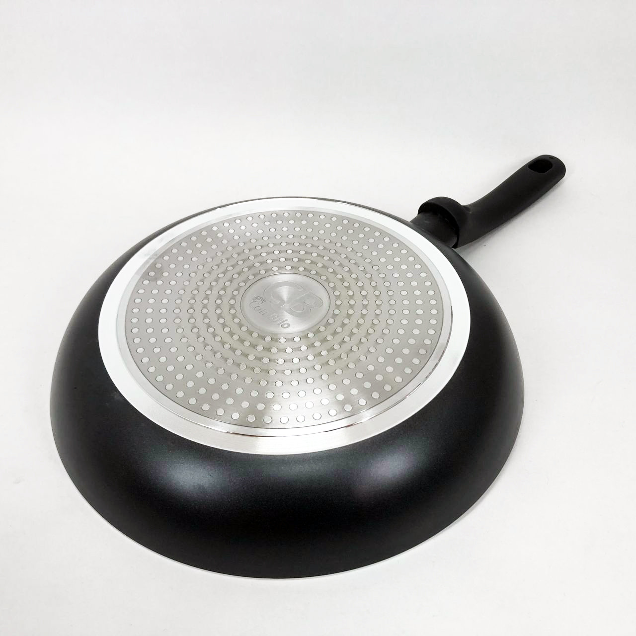 Сковорода антипригарна індукційна, Сковорода алюмінієва поглиблена з алюмінієвим корпусом WV-68, фото 1