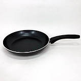 Сковорода антипригарна індукційна, Сковорода алюмінієва поглиблена з алюмінієвим корпусом WV-68, фото 3