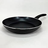 Сковорода антипригарна індукційна, Сковорода алюмінієва поглиблена з алюмінієвим корпусом WV-68, фото 6