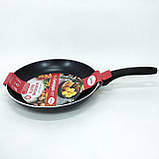 Сковорода антипригарна індукційна, Сковорода алюмінієва поглиблена з алюмінієвим корпусом WV-68, фото 10