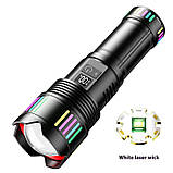 Переносний ручний потужний ліхтар, Військовий армійський ліхтар нашоломний Ручний cob LF-47, фото 2