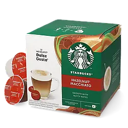Кава в капсулах Starbucks Dolce Gusto Hazelnut Macchiato 12 шт Старбакс