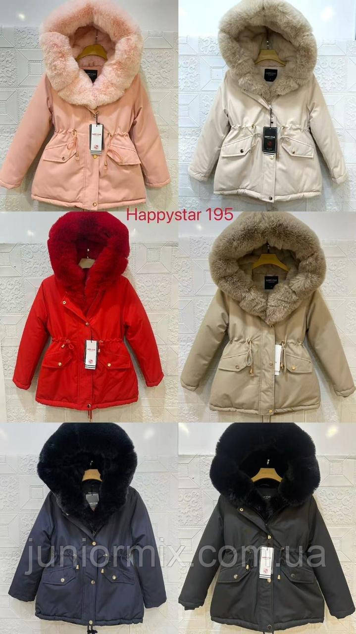 Зимові куртки для дівчаток оптом Happystar
