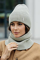 В'язаний комплект "Тина" колір фісташковий