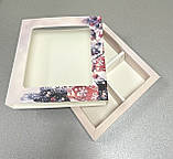 Коробка для mochi чотирьох штук 130х130х35 новорічна, фото 9