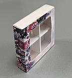 Коробка для mochi чотирьох штук 130х130х35 новорічна, фото 5