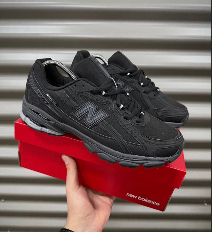 Чоловічі термо кросівки New Balance 740 Gore Tex Black Termo чорні Нью Баланс NB осінь зима GTX, фото 1
