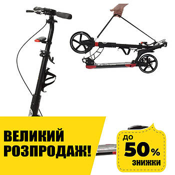 Самокат двоколісний для дорослих iTrike SR2-014-4-B Чорний